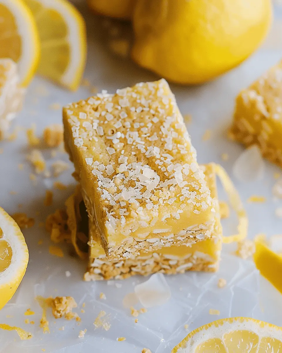 Easy Lemon Protein Bars: Indulgent Treats for a Healthy Boost
