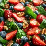 15-Minute Strawberry Spinach Salad