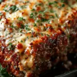 Garlic Parmesan Chicken Meatloaf