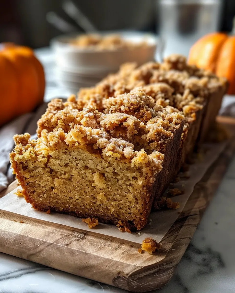 Pumpkin Streusel Bread