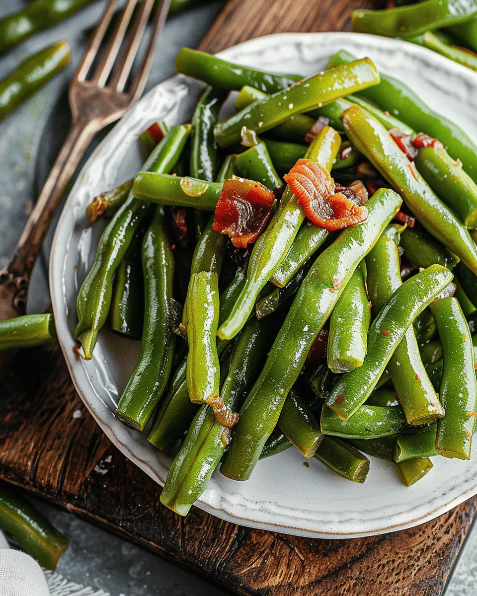 Crack Green Beans with Turkey Bacon – A Delicious Twist on a Classic