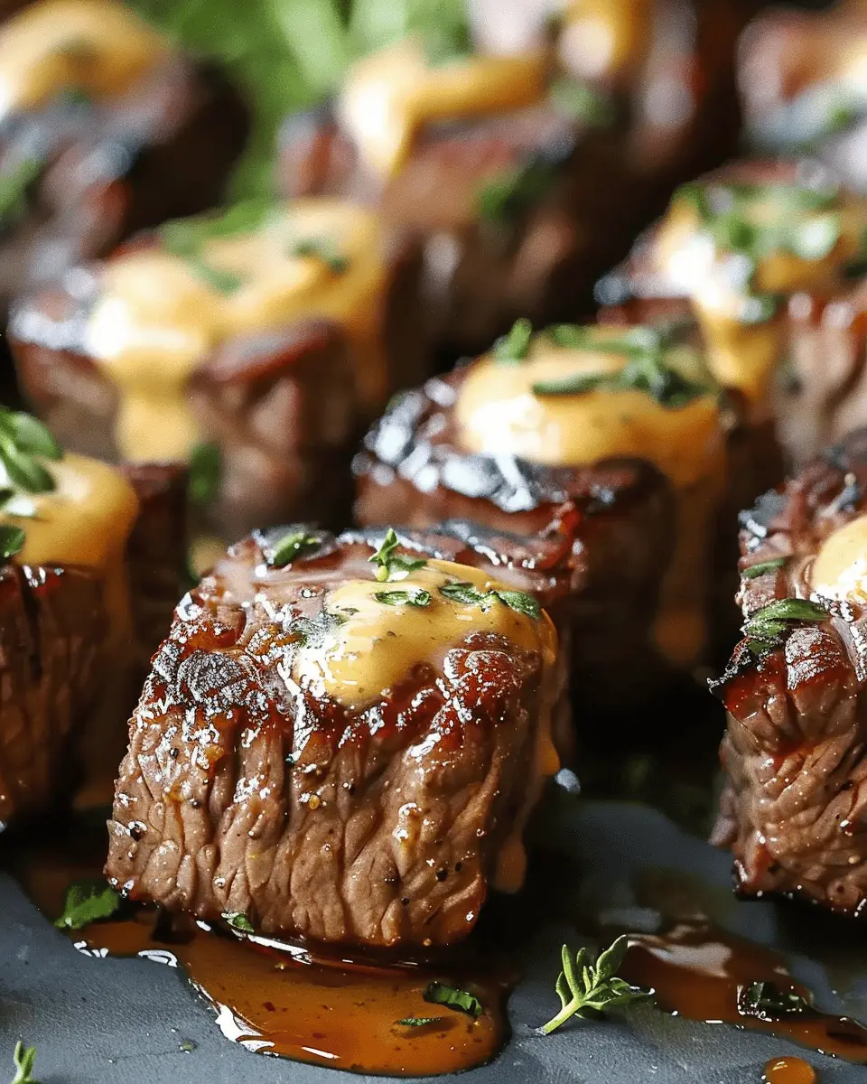 Creamy Steak Bites: Easy Recipe with Turkey Bacon Delight