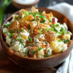 Crispy Smashed Potato Salad