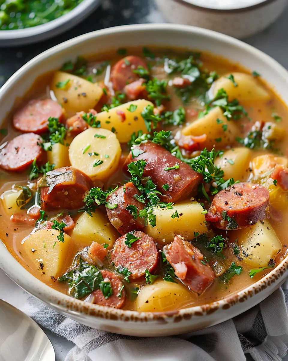 Kielbasa Potato Soup: Hearty Comfort in Every Spoonful