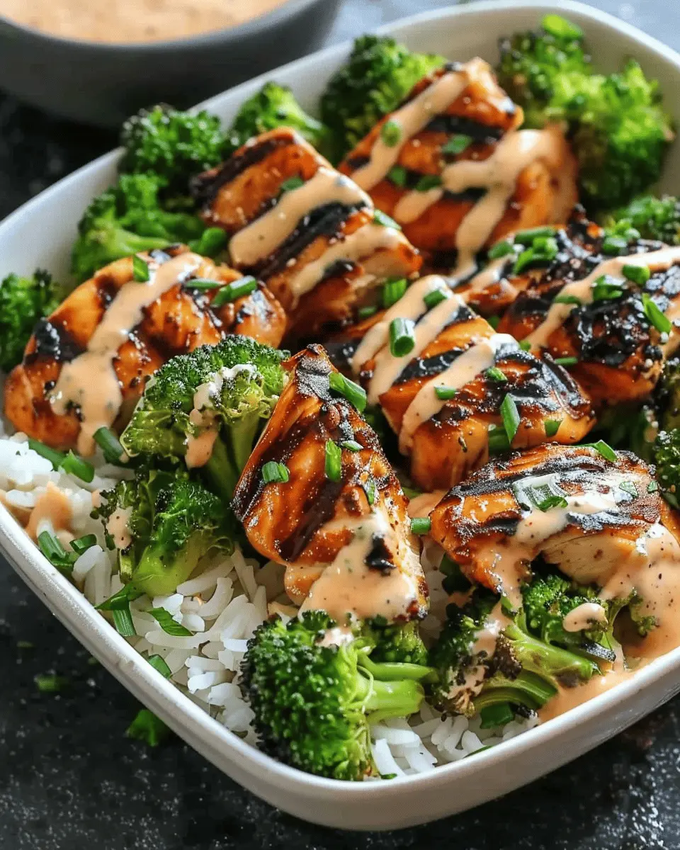 Grilled Chicken & Broccoli Bowls: Creamy, Easy Delight for Dinner
