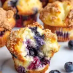 Blueberry Cream Cheese Muffins recipe