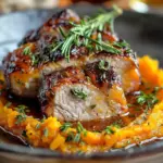 Apple Cider Pork with Mashed Sweet Potatoes Recipe