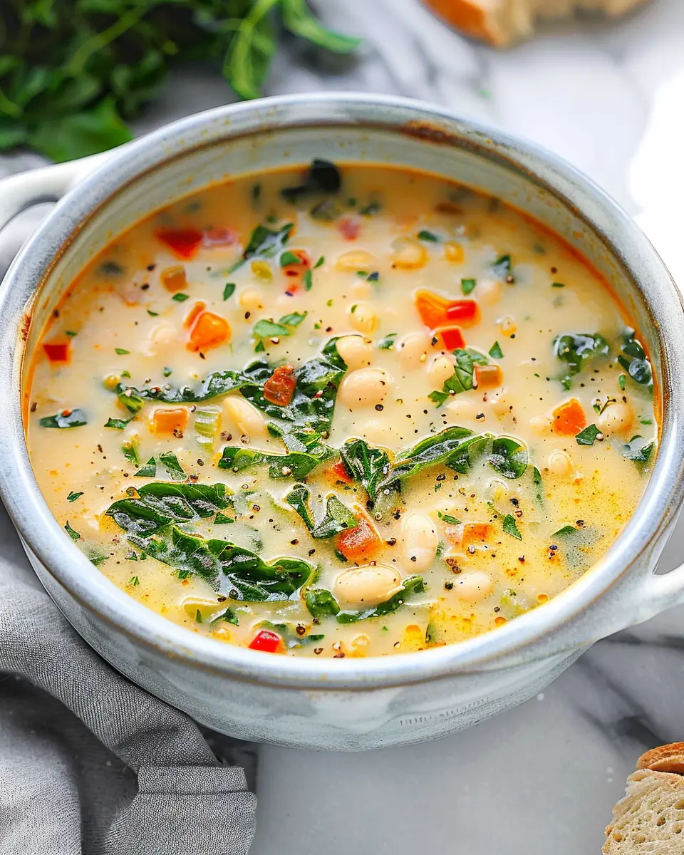 Tuscan White Bean Soup: A Cozy, Flavorful Turkey Bacon Delight