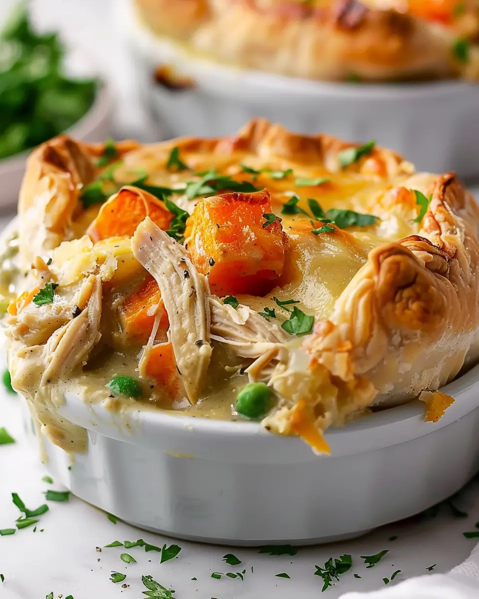 Chicken Pot Pie Sweet Potatoes: Easy Comfort Food Delight