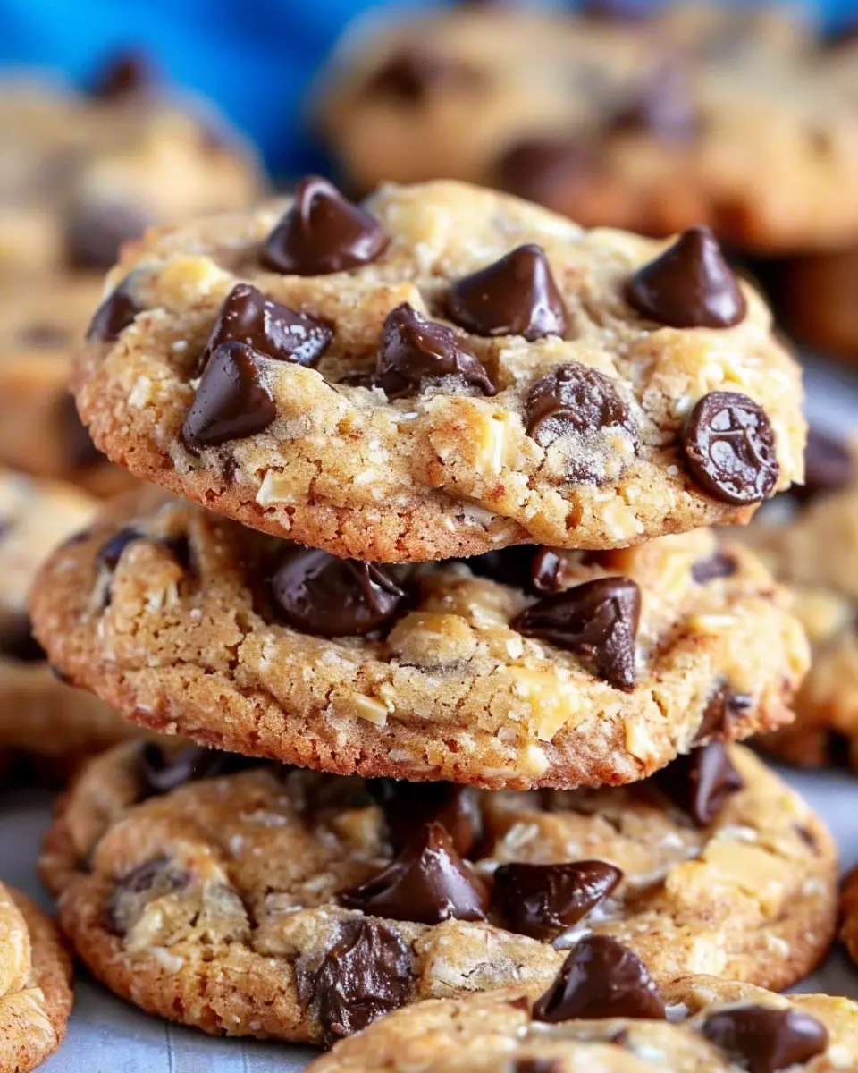 Healthy chocolate chip cookies that are indulgent and guilt-free