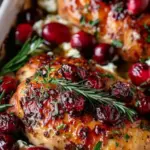 Honey Cranberry Chicken Bake with Ricotta Cheese