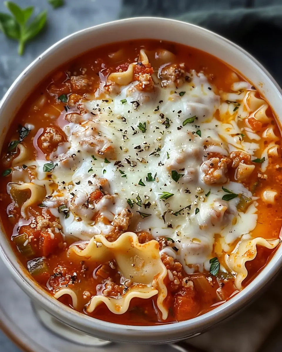 High Protein Lasagna Soup: A Hearty Twist with Turkey Bacon