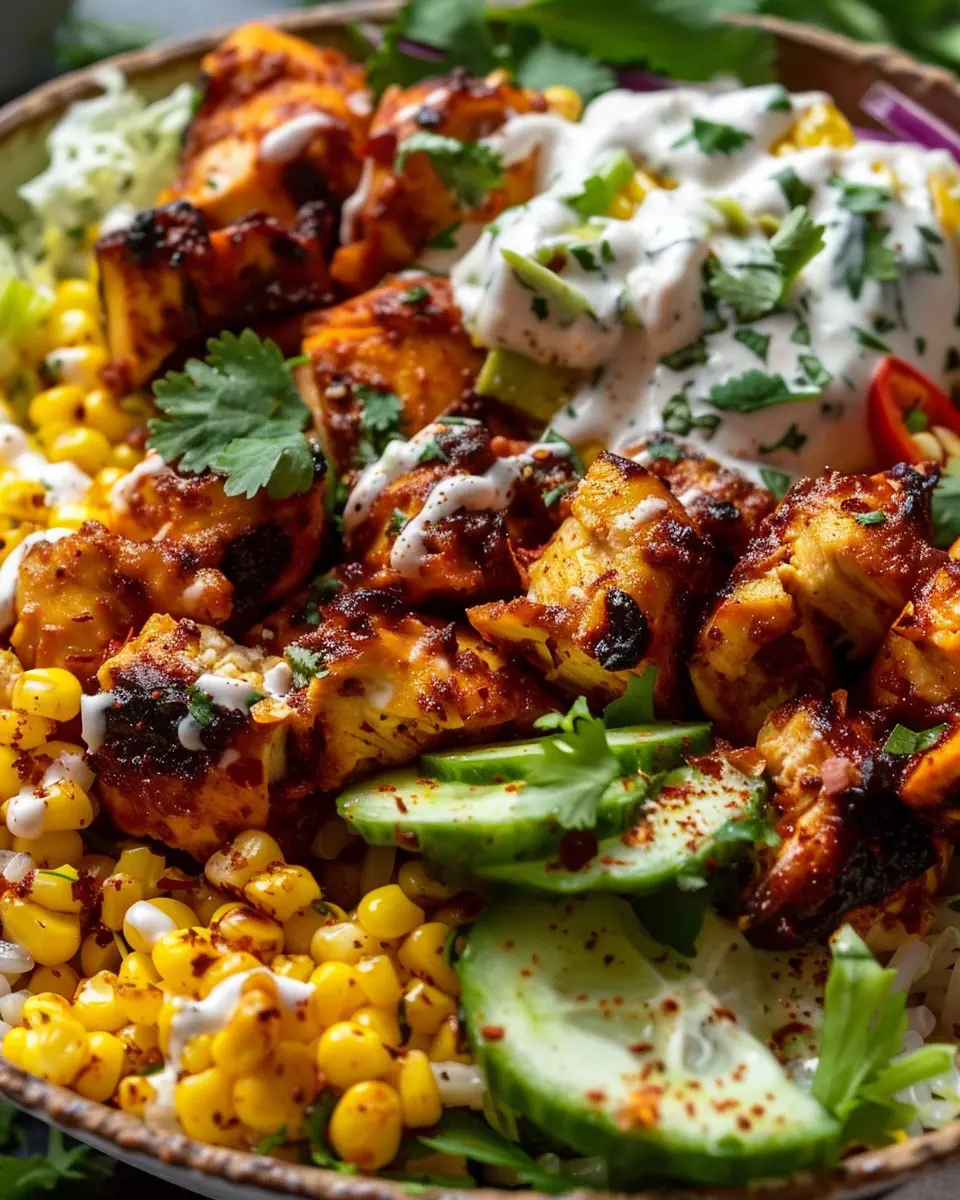 Tasty Street Corn Chicken Bowl: A Juicy Twist on Comfort Food