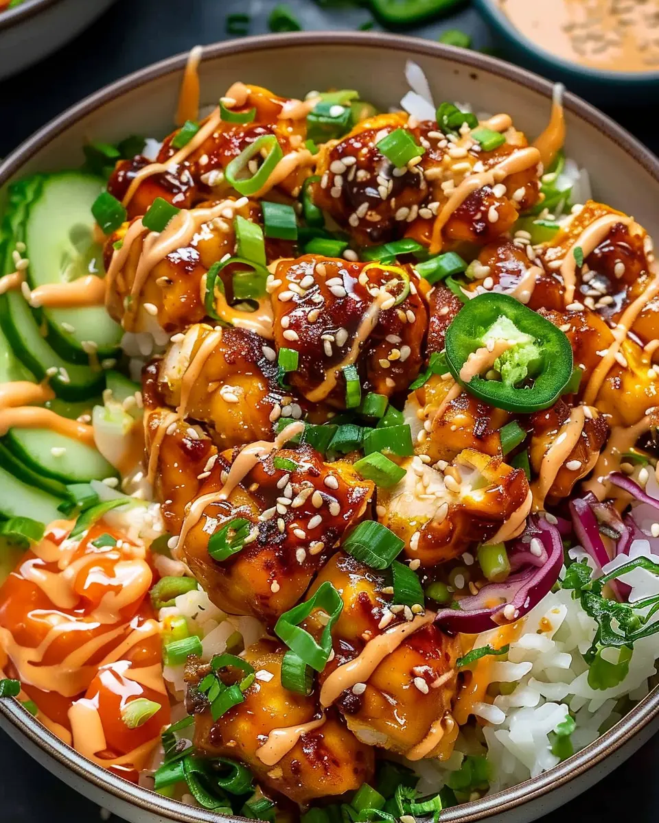 Bang Bang Chicken Bowl: Easy, Flavorful Homemade Delight