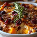 Sweet Potato & Cranberry Gratin