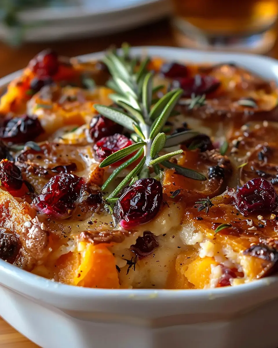 Sweet Potato & Cranberry Gratin: A Deliciously Cozy Treat