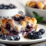 Blueberry Cinnamon Roll Casserole