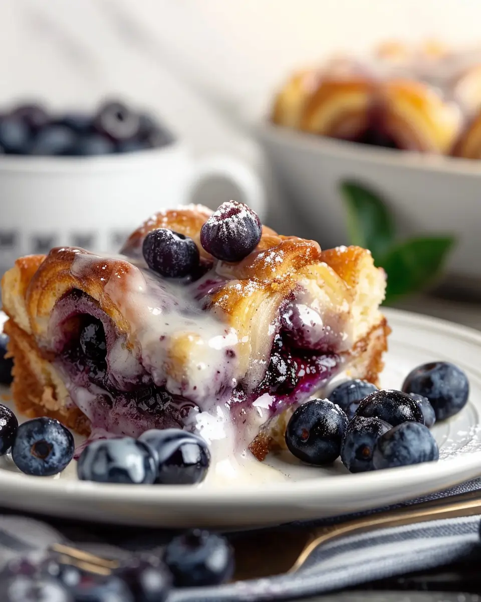 Blueberry Cinnamon Roll Casserole: Easy Indulgence for Breakfast
