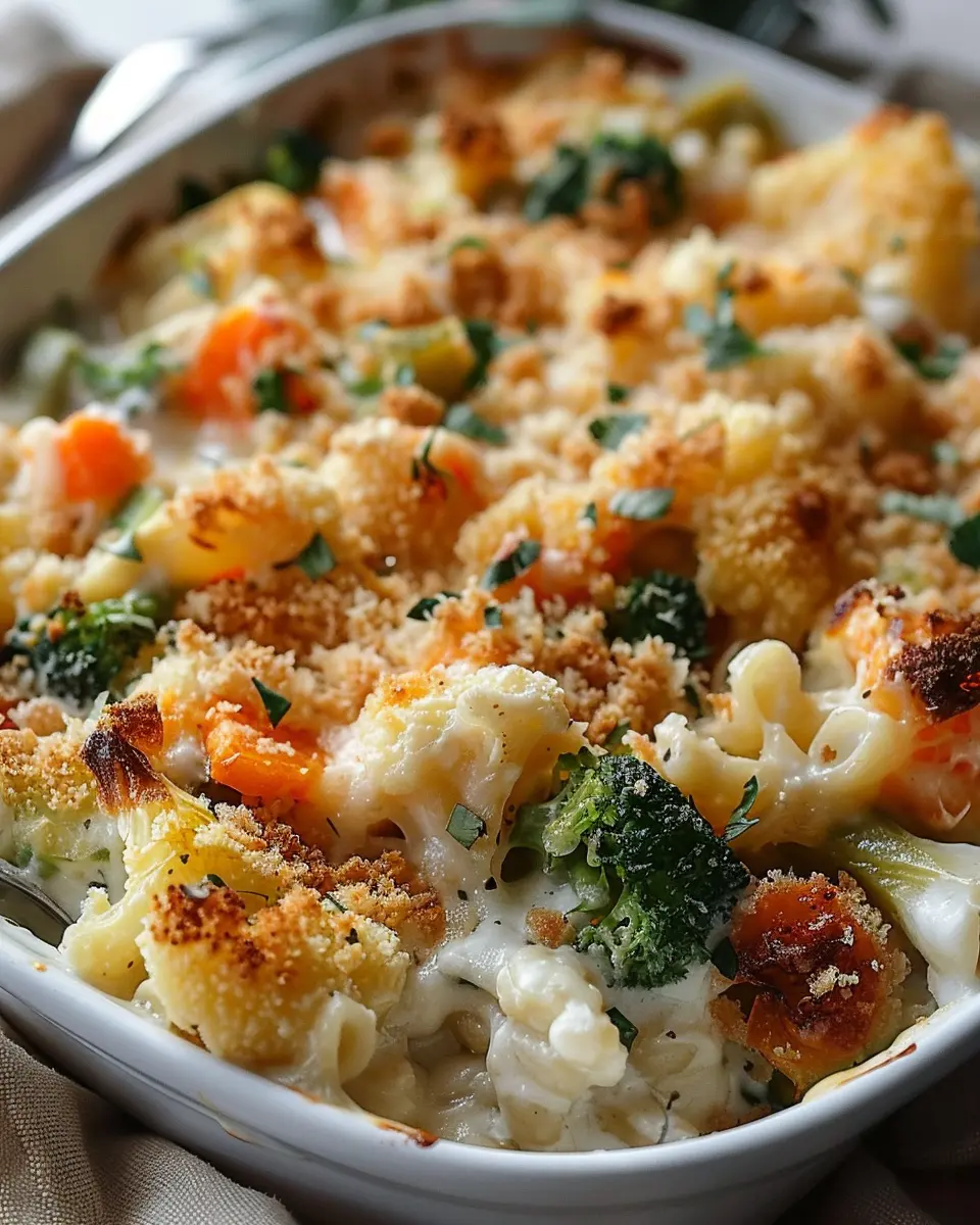 Creamy Winter Vegetable Casserole: Easy Comfort Food Delight
