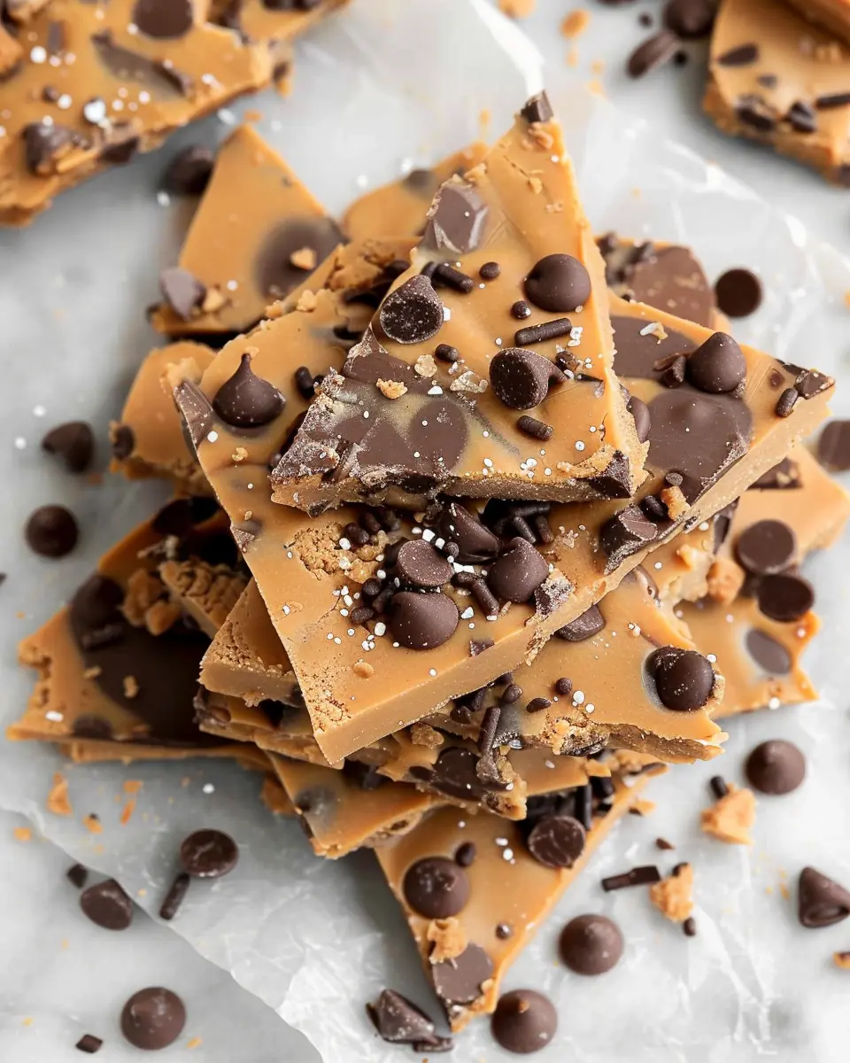 Healthy Cookie Dough Bark: Easy Indulgence for Guilt-Free Snacking