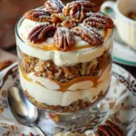 Maple Pecan & Pumpkin Cheesecake Trifle