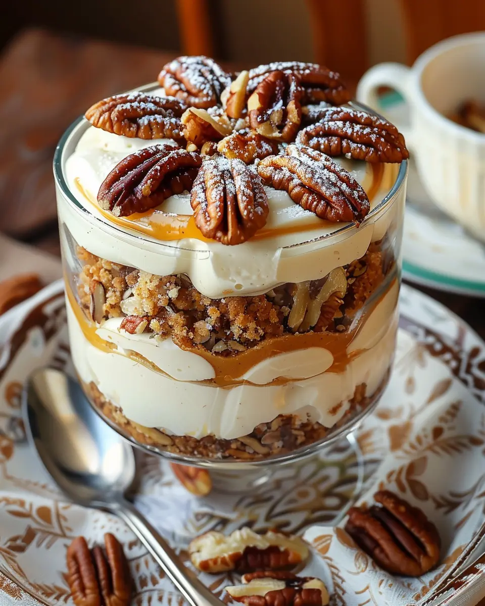 Maple Pecan & Pumpkin Cheesecake Trifle: A Cozy Autumn Delight
