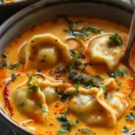 Quick Coconut Curry Soup with Dumplings