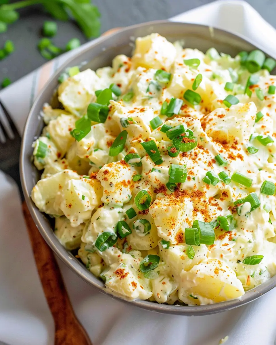 Southern Potato Salad: The Best Creamy Recipe with Turkey Bacon