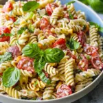 Easy BLT Pasta Salad with Creamy Mustard Delight