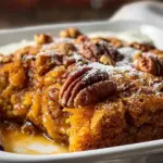 Pumpkin Pecan Cobbler