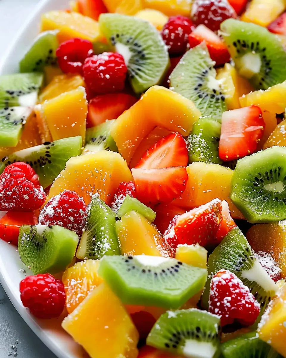 Tropical Fruit Honey Lime Salad: A Refreshing Summer Delight
