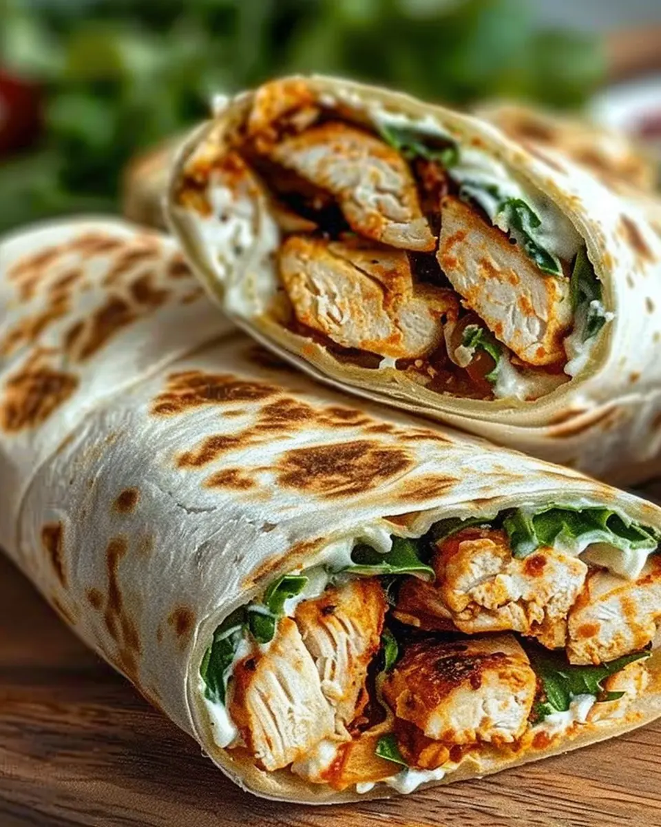 Crispy Air Fryer Chicken & Mozzarella Wraps for Quick Indulgence