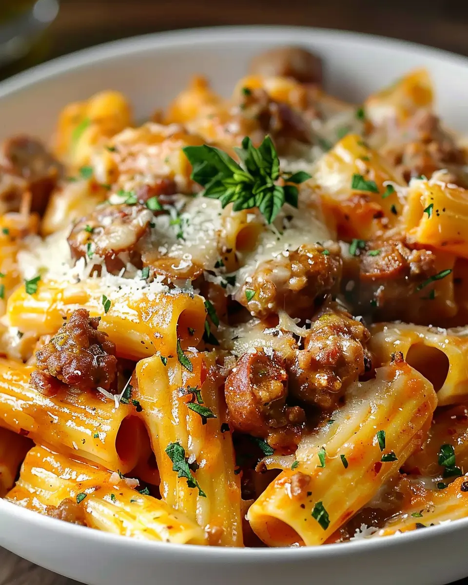 Creamy Sausage Rigatoni: Indulgent Comfort Food Made Easy