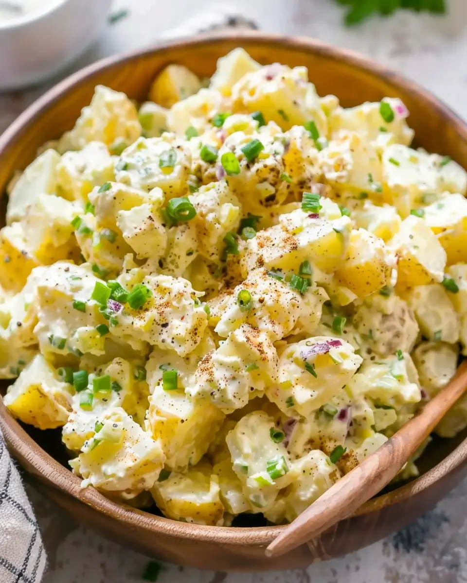 Classic Potato Salad with Turkey Bacon and Chicken Ham Delight