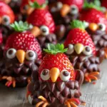 Chocolate Covered Strawberry Turkeys