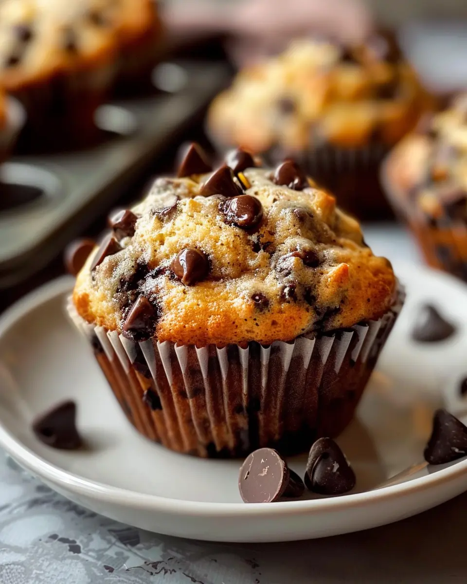Banana Chocolate Chip Muffins That Will Warm Your Heart Deliciously