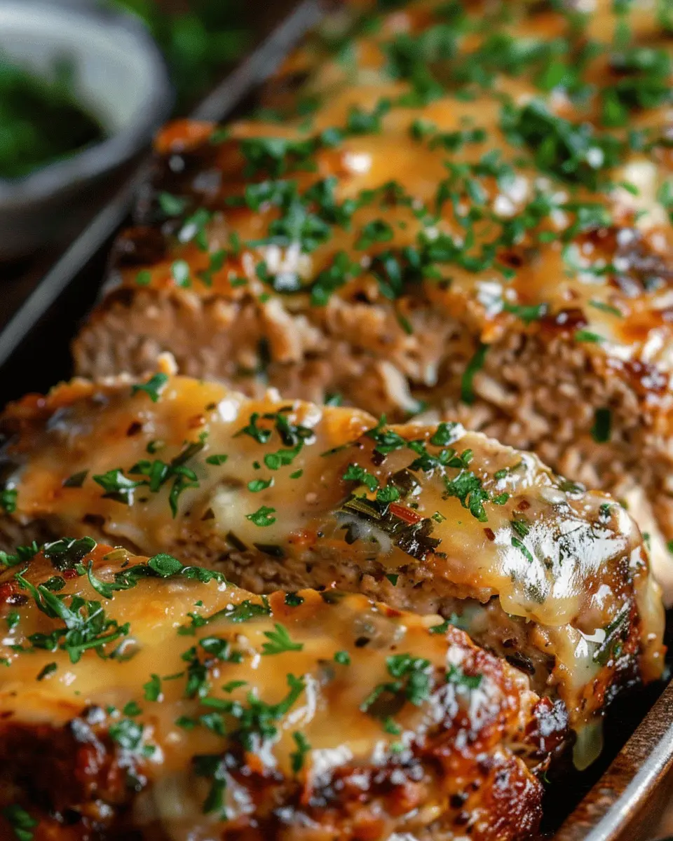 Juicy Garlic Parmesan Chicken Meatloaf: Comfort Food Made Easy