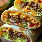 Homemade Big Mac Wraps