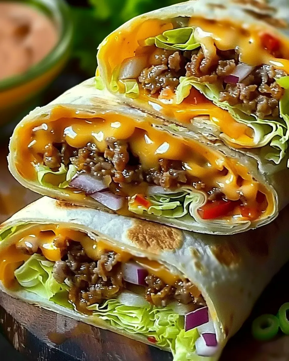 Homemade Big Mac Wraps: Indulgent Turkey Bacon and Chicken Ham Delight