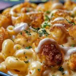Creamy Honey Pepper Chicken Mac and Cheese Delight
