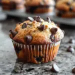 Perfect Chocolate Chip Banana Muffins