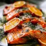 Irresistible Christmas Salmon with Citrus and Herbs Delight
