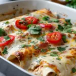High Protein Chicken Enchiladas