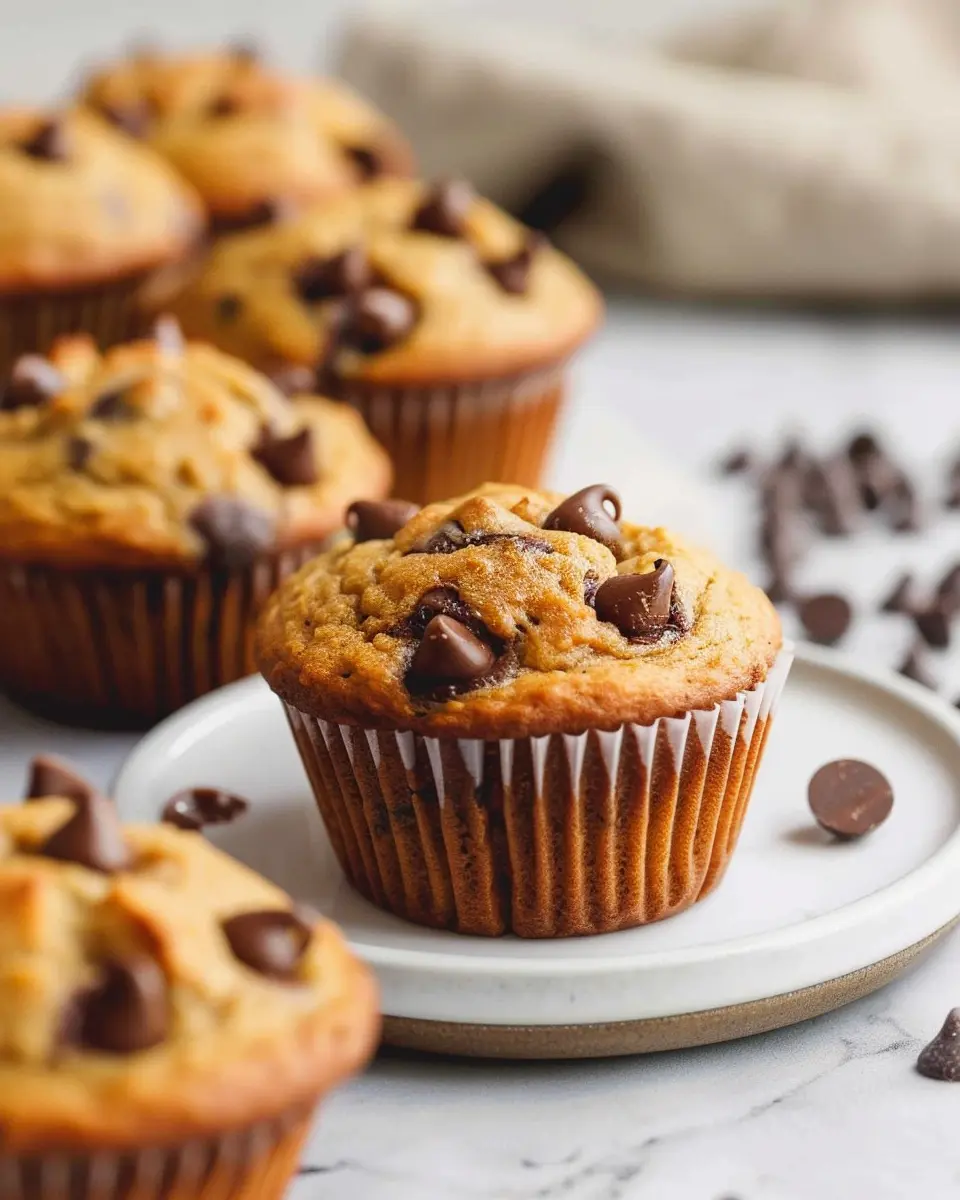 Healthy Crowd-Pleasing Chocolate Chip Banana Bread Muffins You’ll Love