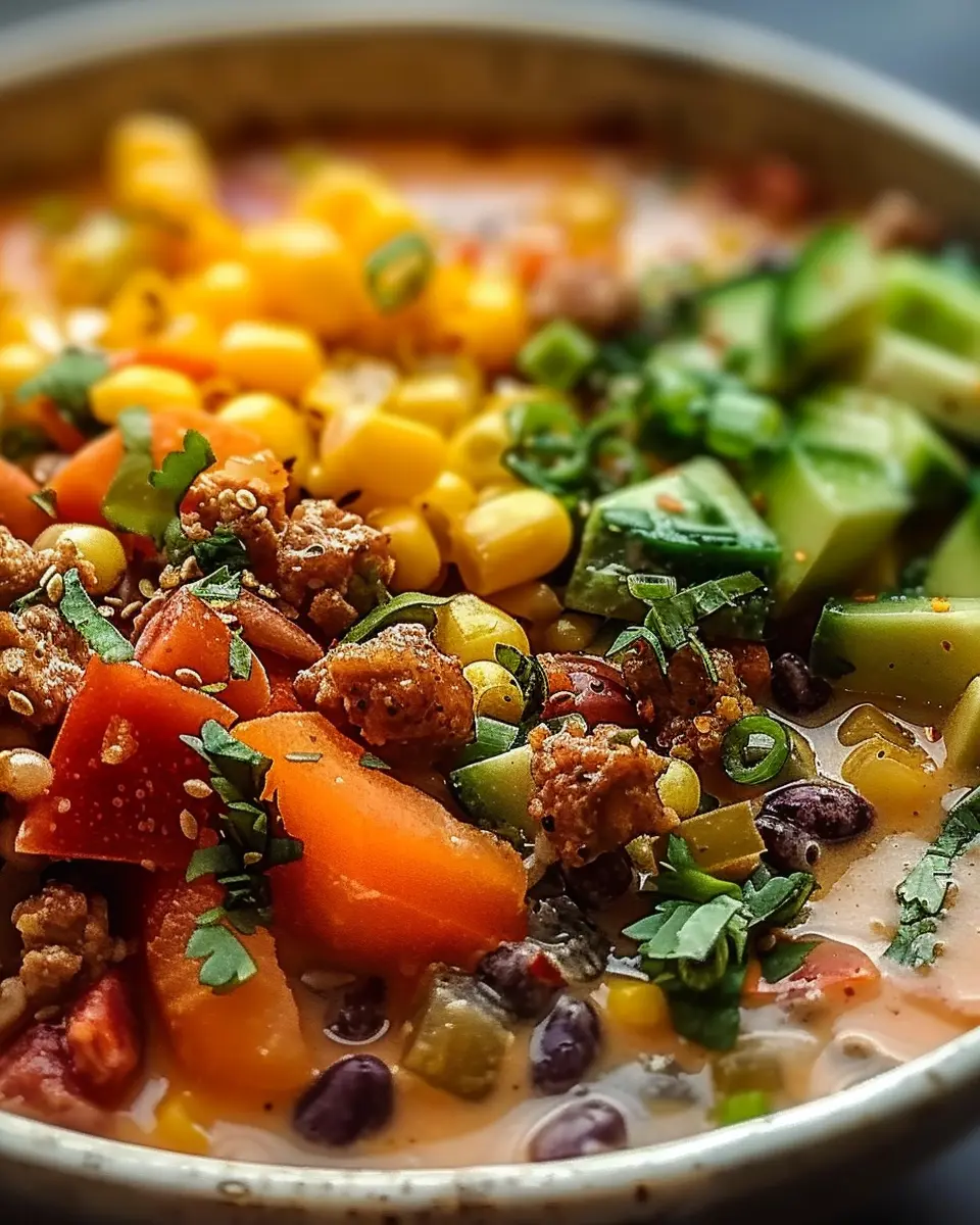 Hearty Comfort in Every Bowl: Cozy Turkey Bacon & Chicken Ham Chowder