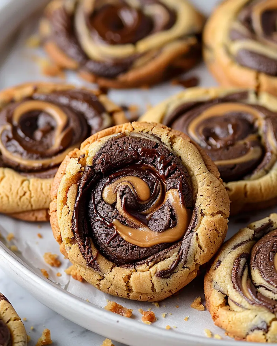 Peanut Butter Brownie Swirl Cookies: The Best Indulgent Treat