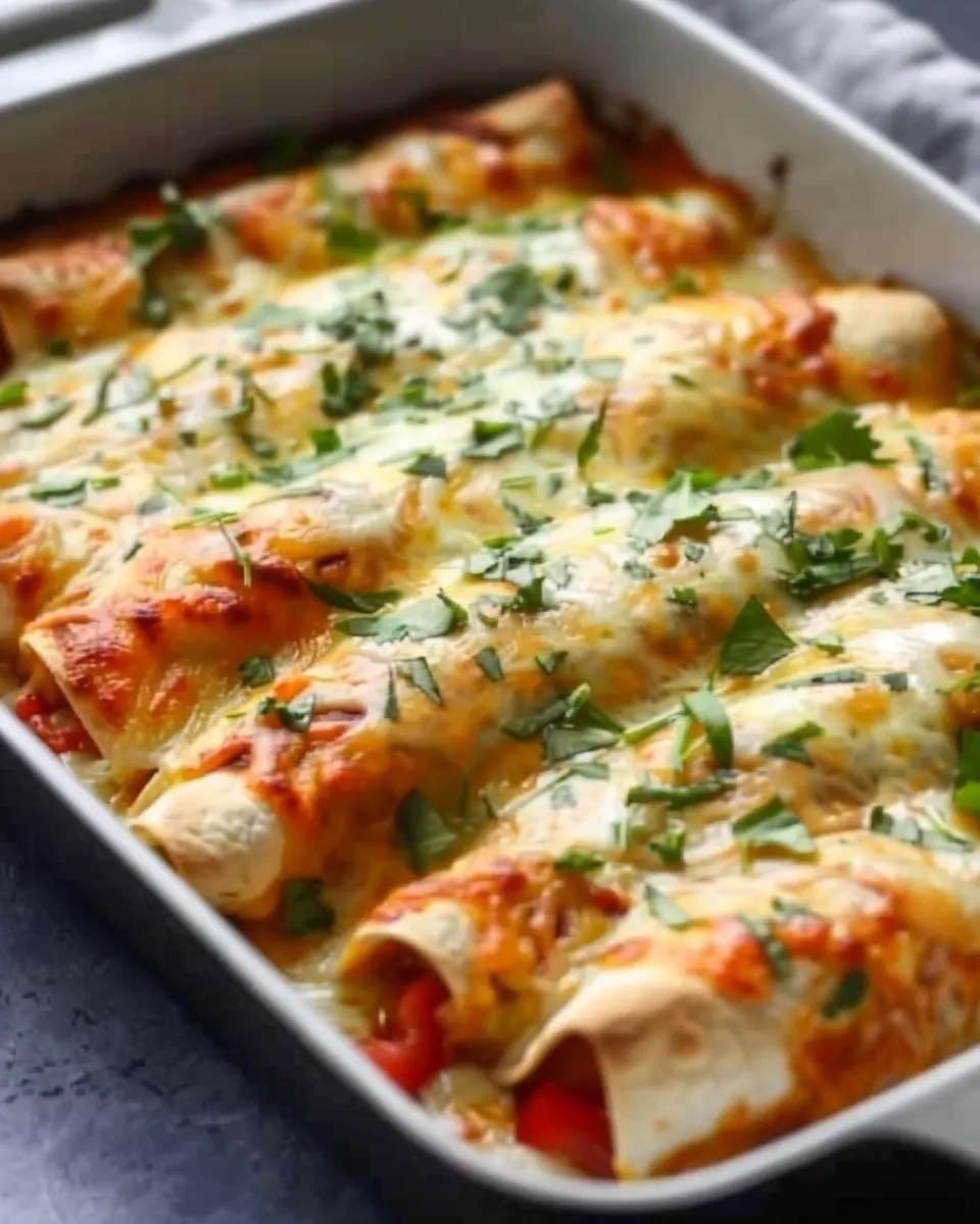 38g Protein Chicken Enchiladas: Easy Recipe with Dreamy White Sauce