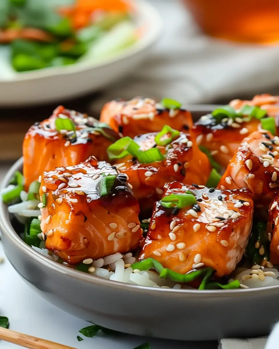 Bang Bang Salmon Bites Bowls: A Juicy Twist on Comfort Food