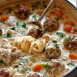 Creamy Meatball Soup: Comforting One-Pot Dinner!