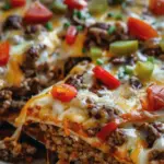 Amazing High Protein Low Carb Philly Cheesesteak Casserole Delight
